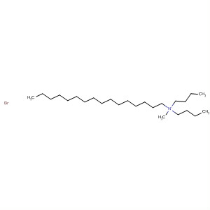 Molecular Structure of 141625-25-4 (1-Hexadecanaminium, N,N-dibutyl-N-methyl-, bromide)