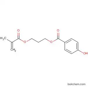 Molecular Structure of 141889-10-3 (Benzoic acid, 4-hydroxy-, 3-[(2-methyl-1-oxo-2-propenyl)oxy]propyl
ester)
