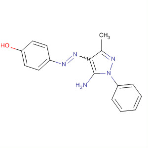 Molecular Structure of 141889-41-0 (Phenol, 4-[(5-amino-3-methyl-1-phenyl-1H-pyrazol-4-yl)azo]-)
