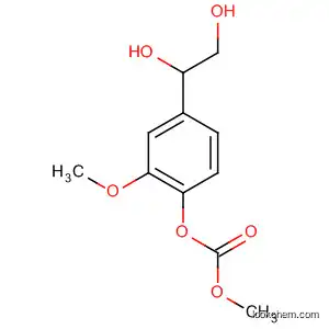 Molecular Structure of 141891-43-2 (Carbonic acid, 4-(1,2-dihydroxyethyl)-2-methoxyphenyl methyl ester)