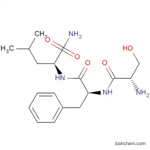 Molecular Structure of 141923-43-5 (L-Leucinamide, L-seryl-L-phenylalanyl-)