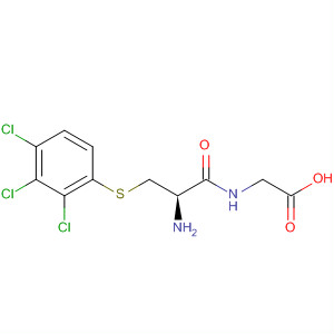 Molecular Structure of 141927-83-5 (Glycine, N-[S-(trichlorophenyl)-L-cysteinyl]-)
