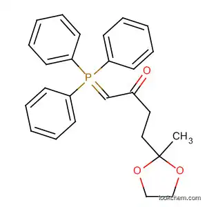 Molecular Structure of 141957-55-3 (2-Butanone,
4-(2-methyl-1,3-dioxolan-2-yl)-1-(triphenylphosphoranylidene)-)