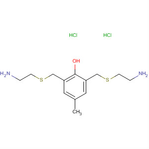 Molecular Structure of 142013-31-8 (Phenol, 2,6-bis[[(2-aminoethyl)thio]methyl]-4-methyl-, dihydrochloride)