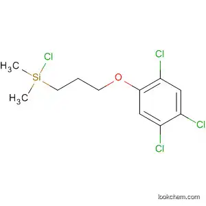 Molecular Structure of 142024-33-7 (Silane, chlorodimethyl[3-(2,4,5-trichlorophenoxy)propyl]-)