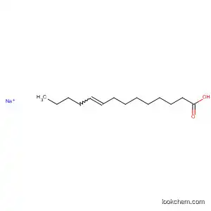 Molecular Structure of 142031-08-1 (9-Tetradecenoic acid, sodium salt)