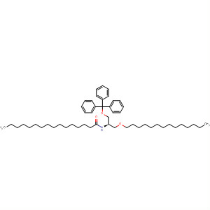 Hexadecanamide, N-[1-[(tetradecyloxy)methyl]-2-(triphenylmethoxy)ethyl]-, (R)-