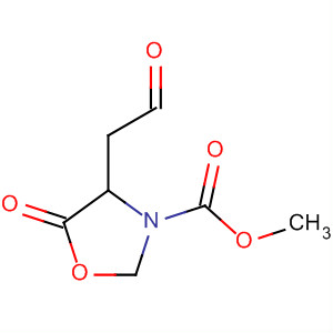 3-Oxazolidinecarboxylic acid, 5-oxo-4-(2-oxoethyl)-, methyl ester, (S)-