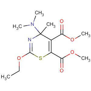 4H-1,3-Thiazine-5,6-dicarboxylic acid, 4-(dimethylamino)-2-ethoxy-4-methyl-, dimethyl ester