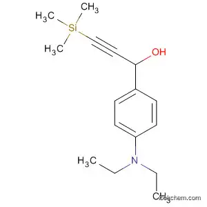 Molecular Structure of 142354-48-1 (Benzenemethanol, 4-(diethylamino)-a-[(trimethylsilyl)ethynyl]-)