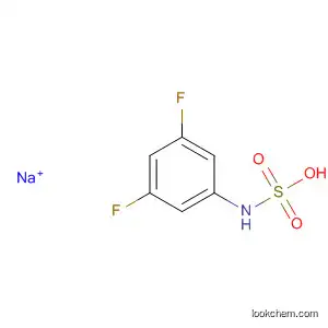 Molecular Structure of 142387-55-1 (Sulfamic acid, (3,5-difluorophenyl)-, monosodium salt)