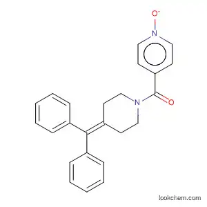Molecular Structure of 142404-47-5 (Piperidine, 4-(diphenylmethylene)-1-[(1-oxido-4-pyridinyl)carbonyl]-)