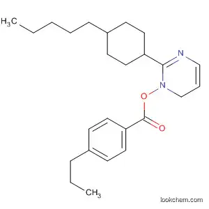 Molecular Structure of 142638-74-2 (Benzoic acid, 4-propyl-, 2-(4-pentylcyclohexyl)-5-pyrimidinyl ester,
trans-)