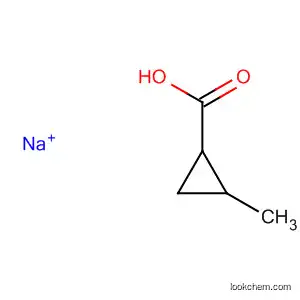 Cyclopropanecarboxylic acid, 2-methyl-, sodium salt