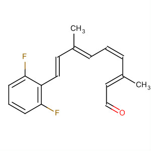 2,4,6,8-Nonatetraenal, 9-(2,6-difluorophenyl)-3,7-dimethyl-, (E,E,Z,E)-
