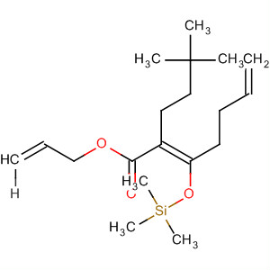 Molecular Structure of 142762-95-6 (2,6-Heptadienoic acid, 2-(3,3-dimethylbutyl)-3-[(trimethylsilyl)oxy]-,
2-propenyl ester, (Z)-)