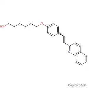 Molecular Structure of 142770-76-1 (1-Hexanol, 6-[4-[2-(2-quinolinyl)ethenyl]phenoxy]-)