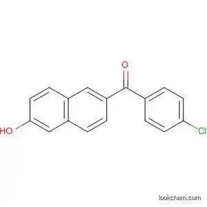 Molecular Structure of 142776-99-6 (Methanone, (4-chlorophenyl)(6-hydroxy-2-naphthalenyl)-)