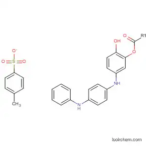 Molecular Structure of 142825-92-1 (Phenol, 4-[[4-(phenylamino)phenyl]amino]-, 4-methylbenzenesulfonate
(ester))