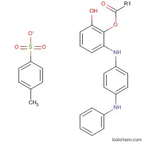 Molecular Structure of 142825-95-4 (Phenol, 3-[[4-(phenylamino)phenyl]amino]-, 4-methylbenzenesulfonate
(ester))