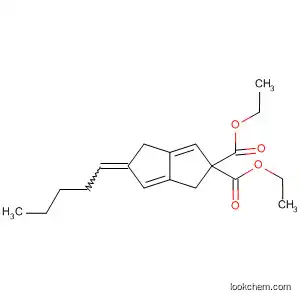 Molecular Structure of 142835-64-1 (2,2(1H)-Pentalenedicarboxylic acid, 3,5-dihydro-5-pentylidene-, diethyl
ester)