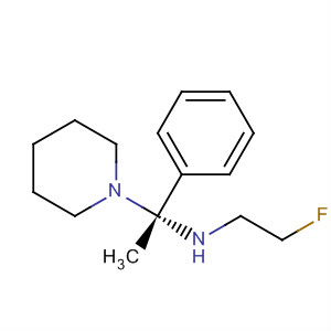 1-Piperidineethanamine, N-(2-fluoroethyl)-a-phenyl-, (R)-
