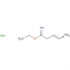 3-Pentenimidic acid, ethyl ester, hydrochloride