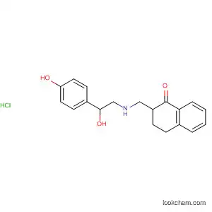 Molecular Structure of 142987-43-7 (1(2H)-Naphthalenone,
3,4-dihydro-2-[[[2-hydroxy-2-(4-hydroxyphenyl)ethyl]amino]methyl]-,
hydrochloride)