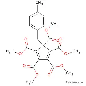 Molecular Structure of 143024-44-6 (1,3-Cyclopentadiene-1,2,3,4,5-pentacarboxylic acid,
5-[(4-methylphenyl)methyl]-, pentamethyl ester)
