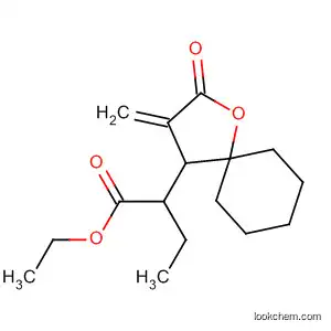 Molecular Structure of 143063-26-7 (1-Oxaspiro[4.5]decane-4-butanoic acid, 3-methylene-2-oxo-, ethyl ester)