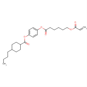 Cyclohexanecarboxylic acid, 4-butyl-, 4-[[1-oxo-6-[(1-oxo-2-propenyl)oxy]hexyl]oxy]phenyl ester, trans-