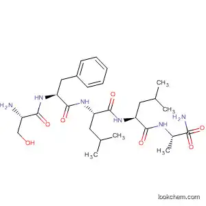 Molecular Structure of 143188-81-2 (L-Alaninamide, L-seryl-L-phenylalanyl-L-leucyl-L-leucyl-)