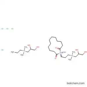 Molecular Structure of 143193-91-3 (1-Propanaminium,
3,3'-[(1,12-dioxo-1,12-dodecanediyl)diimino]bis[N-(2,3-dihydroxypropyl
)-N,N-dimethyl-, dichloride)