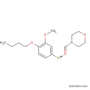 Molecular Structure of 143230-61-9 (4-(4-butoxy-3-methoxybenzothioyl)morpholine)