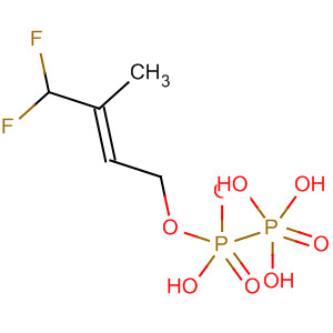 Molecular Structure of 143266-31-3 (Diphosphoric acid, mono(4,4-difluoro-3-methyl-2-butenyl) ester, (E)-)