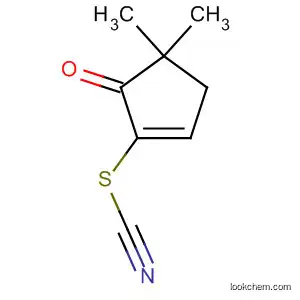 Molecular Structure of 143278-03-9 (Thiocyanic acid, 4,4-dimethyl-5-oxo-1-cyclopenten-1-yl ester)