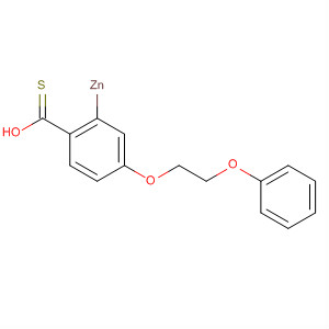 Molecular Structure of 143278-60-8 (Benzenecarbothioic acid, 4-(2-phenoxyethoxy)-, zinc salt)