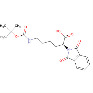 Molecular Structure of 143281-94-1 (2H-Isoindole-2-acetic acid,
a-[4-[[(1,1-dimethylethoxy)carbonyl]amino]butyl]-1,3-dihydro-1,3-dioxo-,
(S)-)