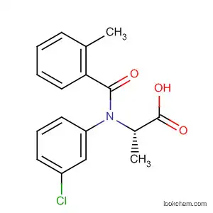 Molecular Structure of 143287-71-2 (b-Alanine, N-(3-chlorophenyl)-N-(2-methylbenzoyl)-)
