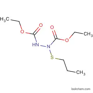 Molecular Structure of 143330-50-1 (1,2-Hydrazinedicarboxylic acid, 1-(propylthio)-, diethyl ester)