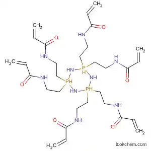 Molecular Structure of 143334-71-8 (1,3,5,2,4,6-Triazatriphosphorine,
2,2,4,4,6,6-hexahydro-2,2,4,4,6,6-hexakis[2-[(1-oxo-2-propenyl)amino]
ethyl]-)
