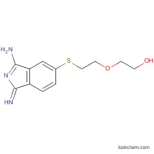 Molecular Structure of 143335-25-5 (Ethanol, 2-[2-[(3-amino-1-imino-1H-isoindol-5-yl)thio]ethoxy]-)