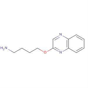 1-Butanamine, 4-(2-quinoxalinyloxy)-