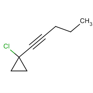 Cyclopropane, 1-(1-pentynyl)-1-chloro-