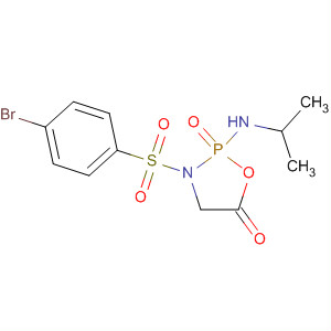1,3,2-Oxazaphospholidin-5-one, 3-[(4-bromophenyl)sulfonyl]-2-[(1-methylethyl)amino]-, 2-oxide