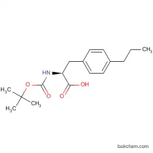 Molecular Structure of 143415-61-6 (L-Phenylalanine, N-[(1,1-dimethylethoxy)carbonyl]-4-propyl-)