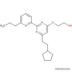 Molecular Structure of 143427-82-1 (Ethanol,
2-[[6-(2-cyclopentylethyl)-2-(6-propyl-2-pyridinyl)-4-pyrimidinyl]oxy]-)