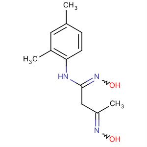 Butanimidamide, N-(2,4-dimethylphenyl)-N'-hydroxy-3-(hydroxyimino)-
