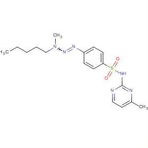Benzenesulfonamide, 4-(3-methyl-3-pentyl-1-triazenyl)-N-(4-methyl-2-pyrimidinyl)-