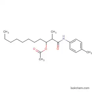 Molecular Structure of 143465-00-3 (Undecanamide, 3-(acetyloxy)-2-methyl-N-(4-methylphenyl)-)